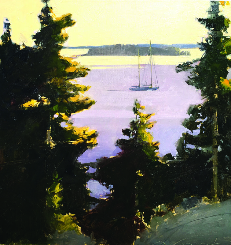Michael Weymouth, ‘Morning Light, Maine’, Painting, Oil on canvas, Copley Society of Art