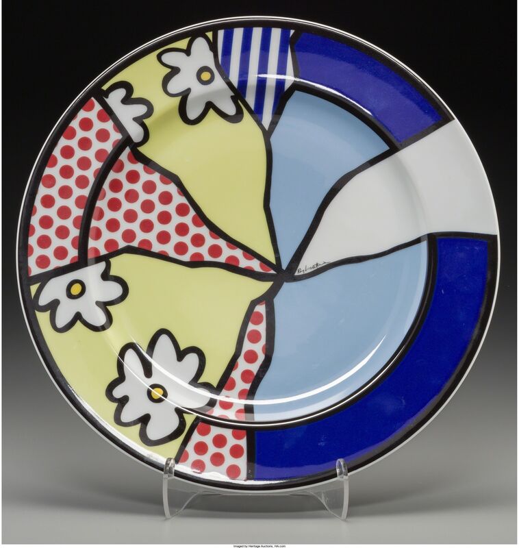 Roy Lichtenstein, ‘Water Lilies Plate’, circa 1990-Rosenthal, Other, Glazed ceramic, Heritage Auctions