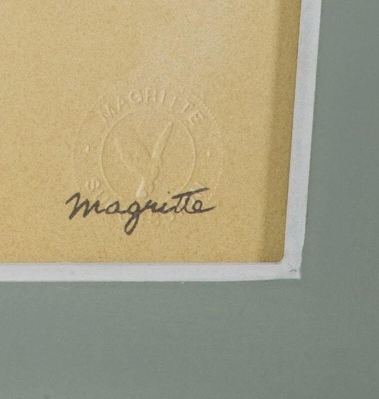 René Magritte, ‘Le Masque Vide’, 2010, Print, Lithograph on BFK Rives Paper, Art Lithographies