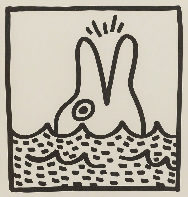 Keith Haring, ‘Untitled’, 1982, Print, Four offset lithographs, Forum Auctions