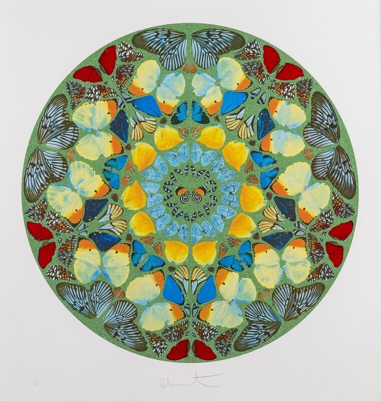 Damien Hirst, ‘PSALM PRINT: USQUE QUO, DOMINE?’, 2009, Mixed Media, Screenprint in colours with diamond dust, Forum Auctions