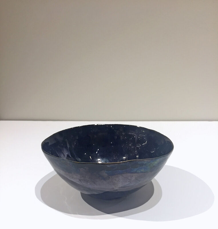 Fausto Melotti, ‘Coppetta blu’, c. 1955, Sculpture, Polychrome enameled ceramic, Barbara Mathes Gallery