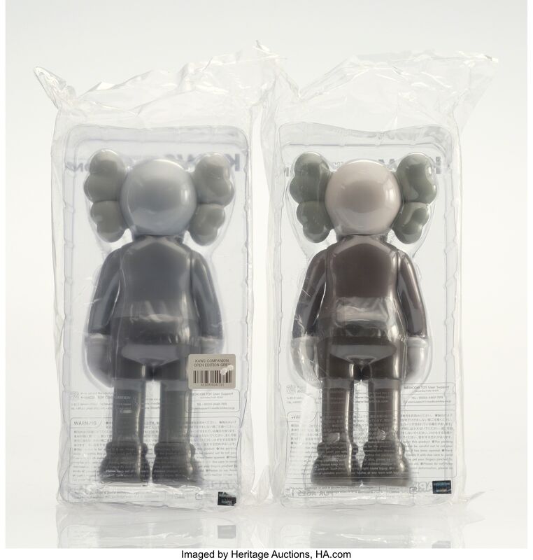 KAWS, ‘Companion (Brown and Grey) (Open Edition) (two works)’, 2016, Other, Painted cast vinyl, Heritage Auctions