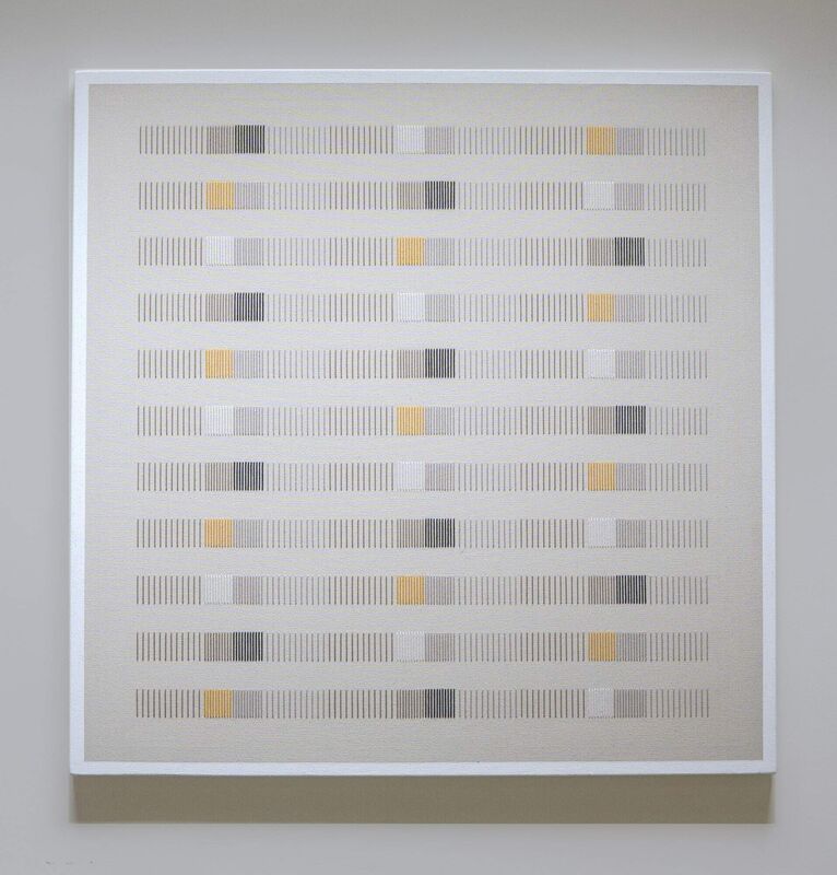 Andreas Diaz Andersson, ‘Systematic Arrangement 44’, 2021, Painting, Cotton thread and acrylic on cotton canvas, Cadogan Contemporary