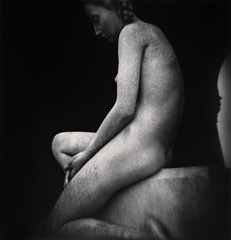 Michael Kenna, ‘Gravestone Statue, Cimitero Monumentale, Milan’, 2008, Photography, Silver, Dolby Chadwick Gallery
