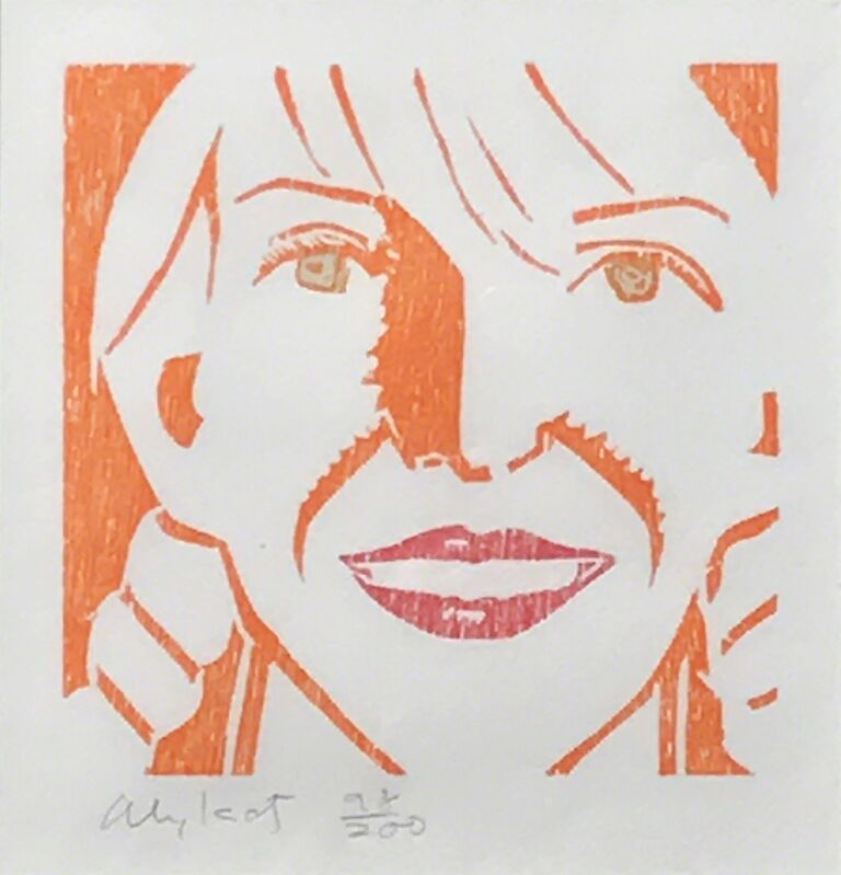 Alex Katz, ‘Jessica’, 1994, Print, Woodcut, Eckert Fine Art