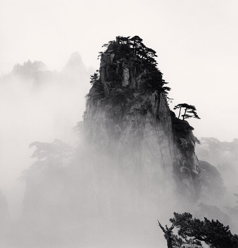 Michael Kenna, ‘Huangshan Mountains, Study No 11, Anhui, China’, 2008, Photography, Sepia toned silver gelatin print, Huxley-Parlour