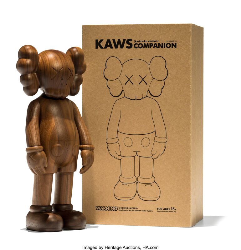 KAWS, ‘Companion Karimoku Version’, 2001, Sculpture, Karimoku wood, Heritage Auctions