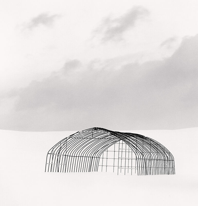 Michael Kenna, ‘Greenhouse Structure, Study 1, Rubeshibe, Hokkaido, Japan’, 2004, Photography, Gelatin silver print, G. Gibson Gallery