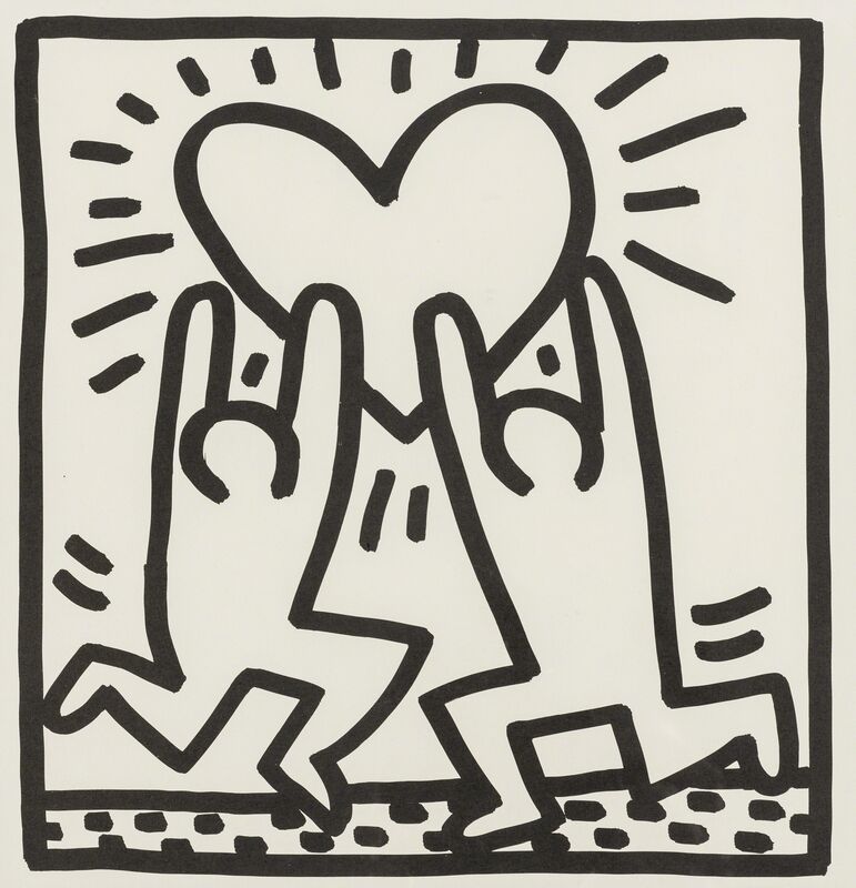 Keith Haring, ‘Untitled; Untitled’, 1982, Print, Two offset lithographs, Forum Auctions