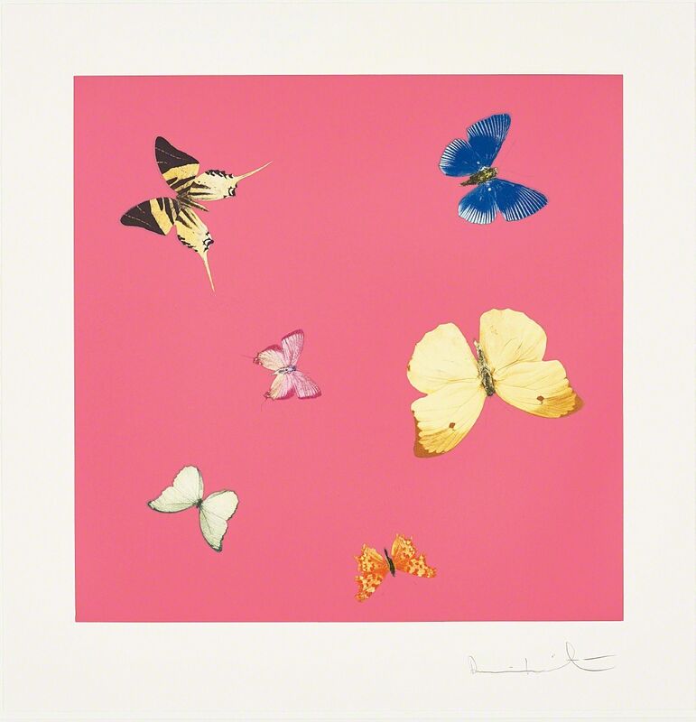 Damien Hirst, ‘Lullaby, from Love Poems’, 2014, Print, Photogravure etching with lithographic overlay in colours, on Arches paper, with full margins., Phillips