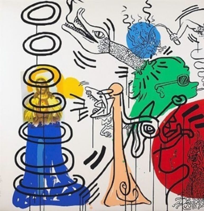 Keith Haring, ‘APOCALYPSE V’, 1988, Print, Silkscreen, Marcel Katz Art