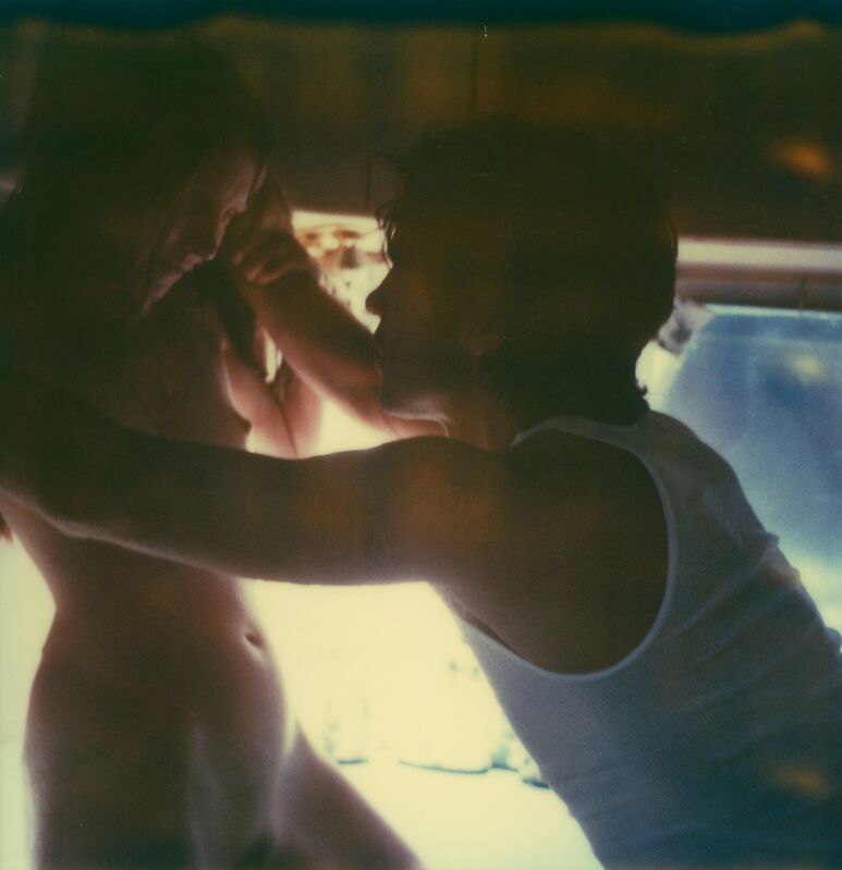 Stefanie Schneider, ‘Love Scene against the Wall, part 4’, 2005, Photography, Digital C-Print based on an expired Polaroid, Instantdreams