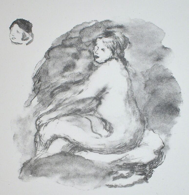 Pierre-Auguste Renoir, ‘Etude de Femme Nue, Assise (Variante)’, 1919, Print, Lithograph, Georgetown Frame Shoppe