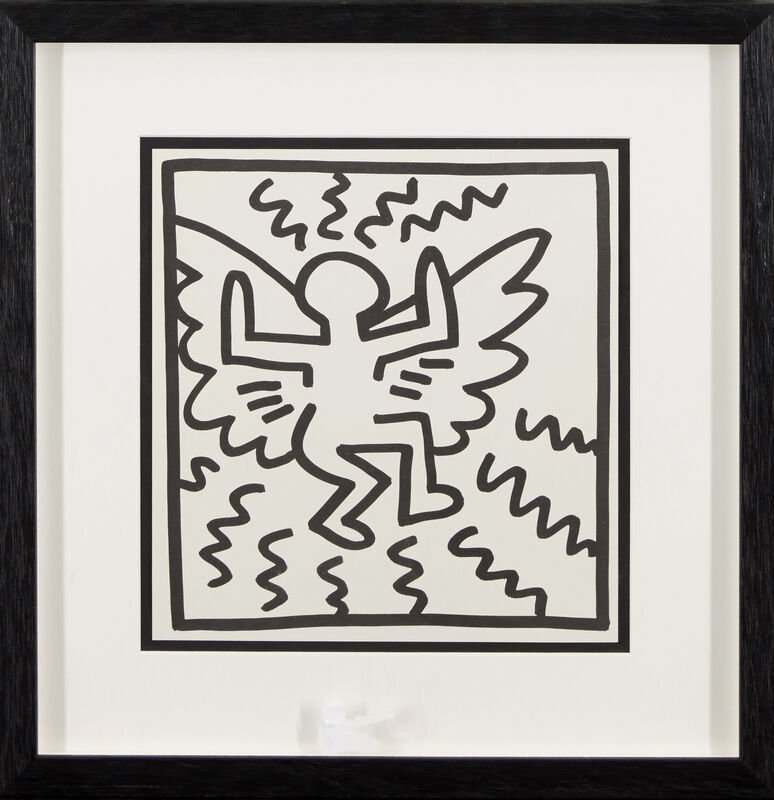 Keith Haring, ‘Untitled (Love, Angel, Pyramid, Idea)’, 1982, Print, Four lithographs on wove, Roseberys