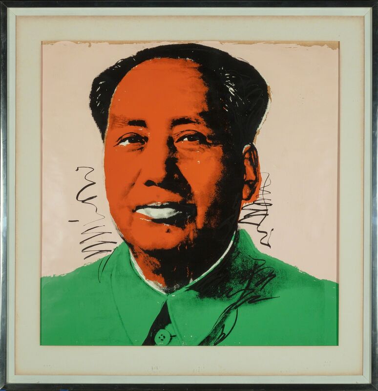 Andy Warhol, ‘Mao (with Orange Face)’, 1972, Print, Screenprint in colors on Beckett High White paper, Heritage Auctions