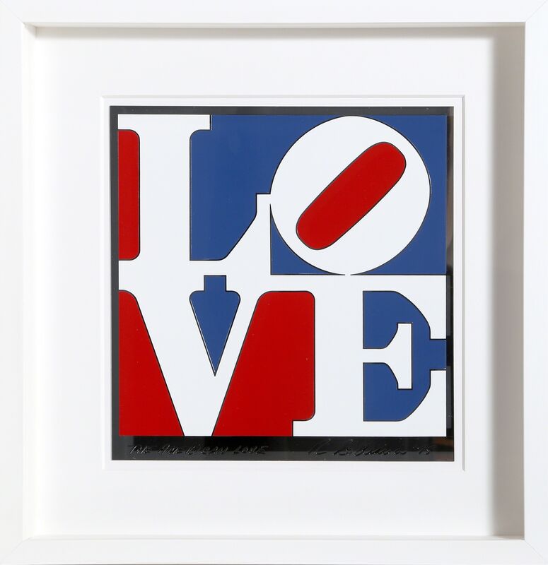 Robert Indiana, ‘American Love’, 1975, Design/Decorative Art, Enamel on aluminum, RoGallery Gallery Auction