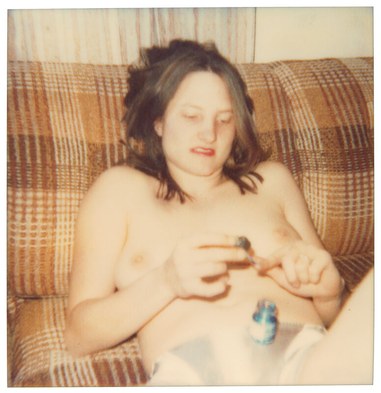 Stefanie Schneider, ‘Blue Fingernails (29 Palms, CA)’, 1999, Photography, Digital C-Print, based on a Polaroid, Instantdreams