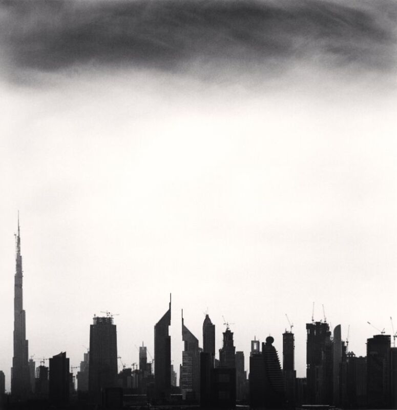Michael Kenna, ‘Skyline, Study 3, Dubai, United Arab Emirates’, 2009, Photography, Sepia toned silver gelatin print, Huxley-Parlour