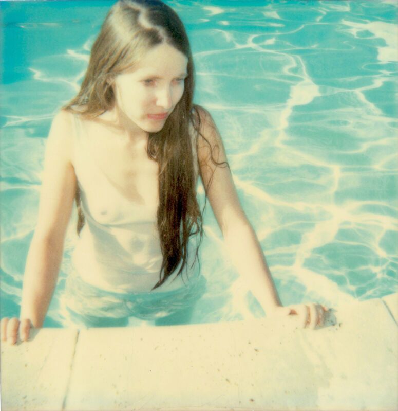 Stefanie Schneider, ‘Pool Side’, 1999, Photography, Archival C-Print based on a Polaroid. Not mounted., Instantdreams