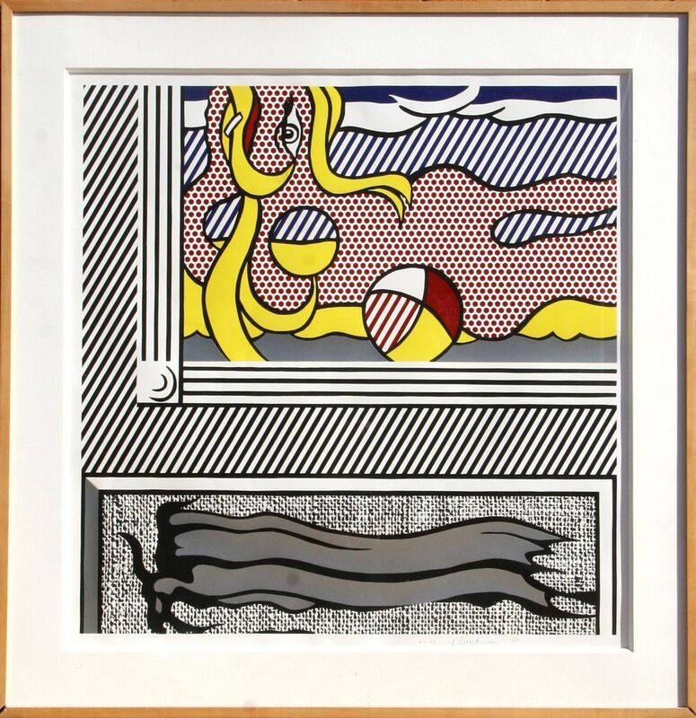 Roy Lichtenstein, ‘Two Paintings: Beach Ball (C.204)’, 1984, Print, Woodcut, lithograph and screenprint, RoGallery
