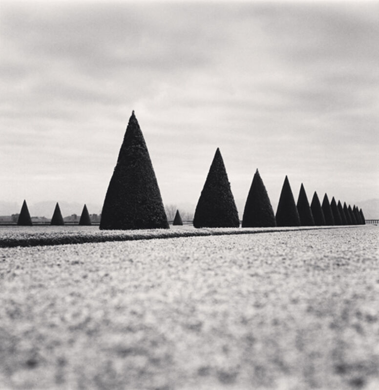 Michael Kenna, ‘Eighteen Hedges, Versailles, France’, 1998, Photography, Sepia toned gelatin silver, PDNB Gallery