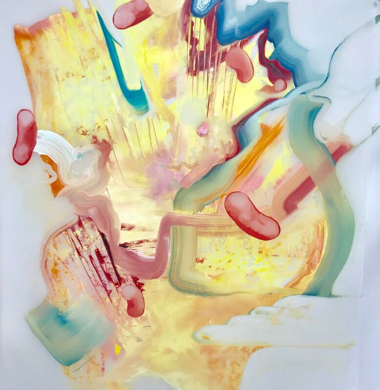April Zanne Johnson, ‘Genesthai (Gold)’, Painting, Oil on film, Park Place Gallery