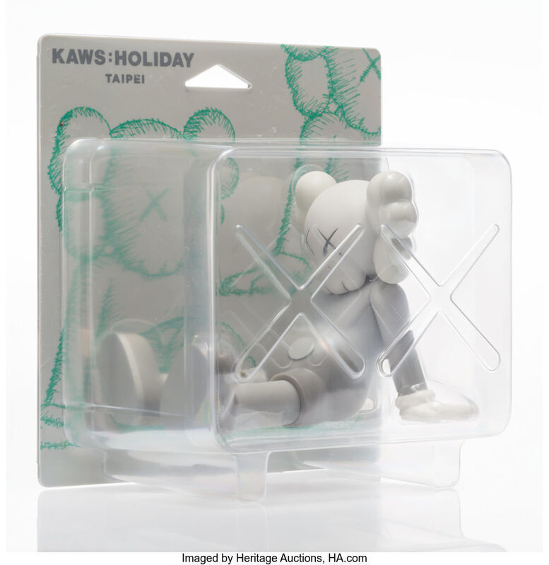 KAWS, ‘Holiday: Taipei (Grey)’, 2019, Sculpture, Painted cast vinyl, Heritage Auctions