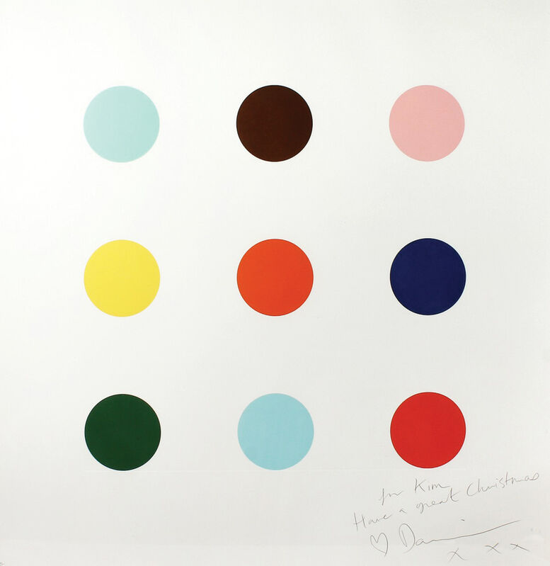 Damien Hirst, ‘9 Large Spots’, 2004, Print, Screenprint in colours on wove paper, Peter Harrington Gallery
