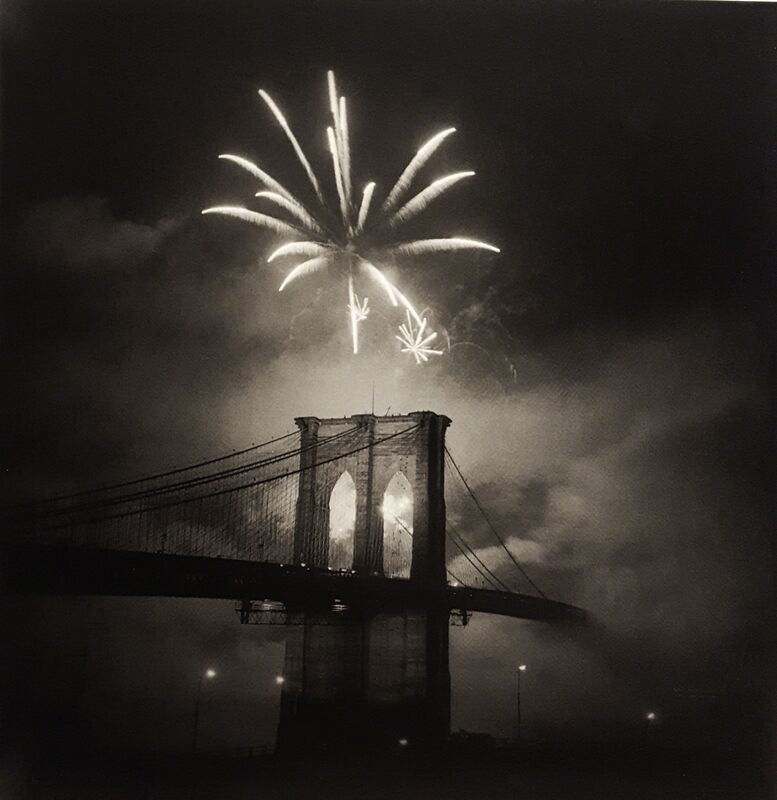 Bruce Cratsley, ‘Brooklyn Bridge Centennial, Single Burst’, 1983, Photography, Gelatin silver print, Robert Klein Gallery