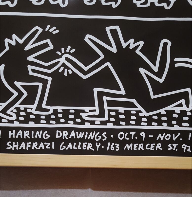 Keith Haring, ‘Keith Haring Drawings (Tony Shafrazi Gallery)’, 1982, Posters, Offset-Lithograph, Exhibition Poster, Graves International Art