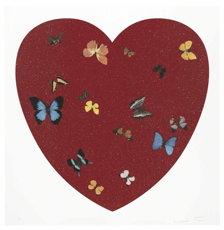Damien Hirst, ‘Big Love’, 2010, Print, Screenprint in colors with diamond dust, on wove paper, Christie's