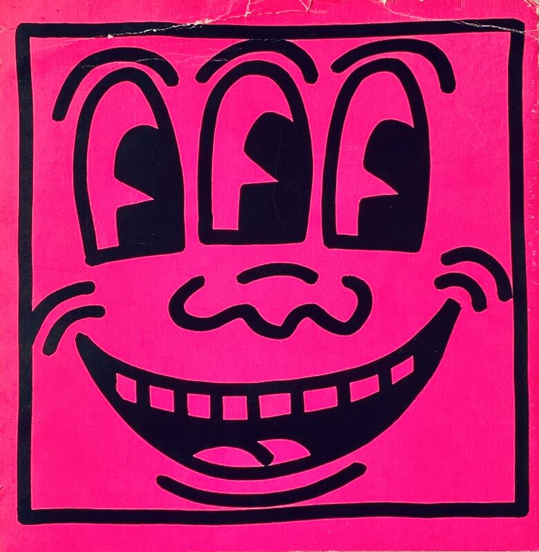 Keith Haring, ‘Keith Haring Three Eyed Face 1982 (book cover)’, 1982, Books and Portfolios, Offset lithograph, Lot 180 Gallery