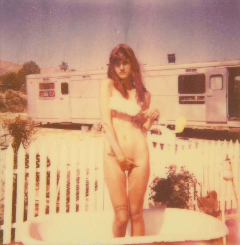 Stefanie Schneider, ‘The Girl II (Behind the White Picket Fence)’, 2011, Photography, Analog C-Print, hand-printed by the artist on Fuji Crystal Archive Paper, based on a Polaroid, not mounted, Instantdreams