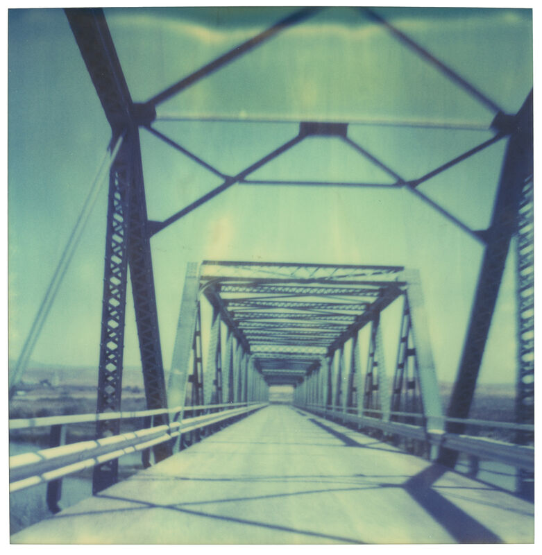 Stefanie Schneider, ‘Blue Bridge (Stranger than Paradise)’, 1999, Photography, Analog C-Print, hand-printed by the artist on Fuji Crystal Archive Paper, based on a Polaroid, mounted on Aluminum with matte UV-Protection, Instantdreams