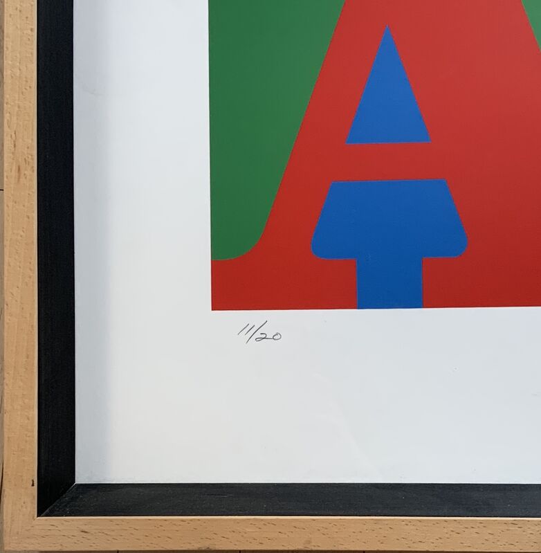 Robert Indiana, ‘HEAL (Red, Green, Blue Variation)’, 2015, Print, Silkscreen print in 3 colors on 2 ply Museum Board, Puccio Fine Art