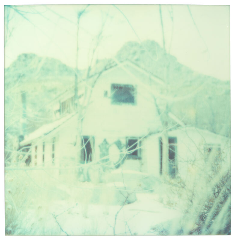 Stefanie Schneider, ‘House up in the Mountains -- what can I say - (mounted, analog hand-Print)’, 2003, Photography, Analog C-Print, hand-printed by the artist on Fuji Crystal Archive Paper, based on a Polaroid, mounted on Aluminum with matte UV-Protection, Instantdreams