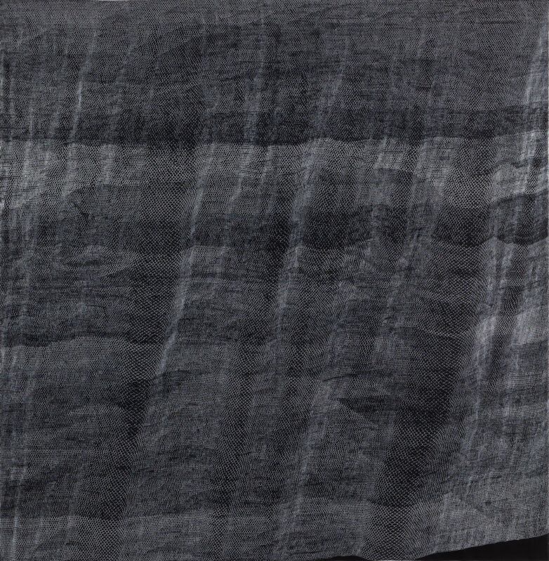Cathy Abraham, ‘The Abyss of Deep Time’, 2021, Painting, Pen on black-primed canvas, THEFOURTH