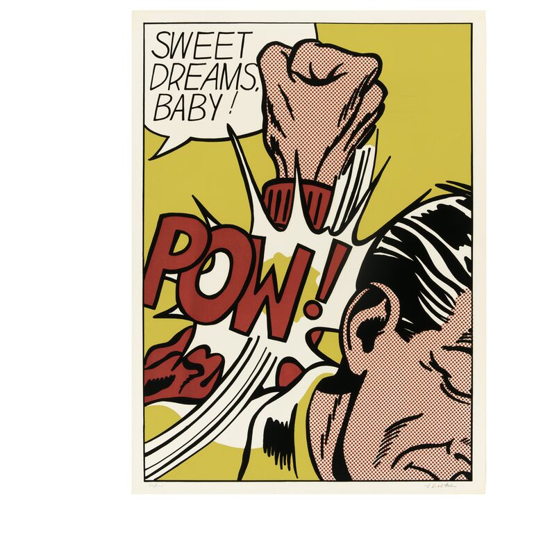 Roy Lichtenstein, ‘Sweet Dreams Baby!, from 11 Pop Artists Portfolio, Vol. III (Corlett 39)’, 1965, Print, Screenprint in colors on heavy, Bonhams