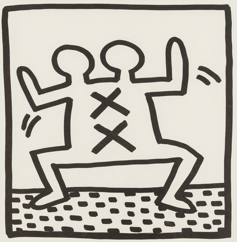 Keith Haring, ‘Untitled; Untitled’, 1982, Print, Two offset lithographs, Forum Auctions
