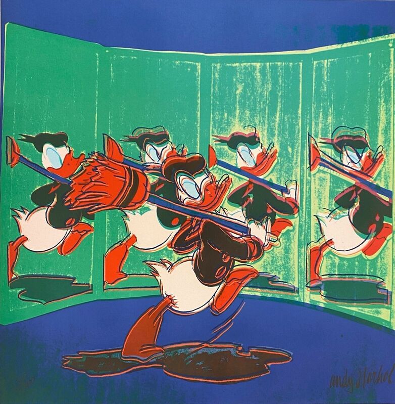 Andy Warhol, ‘Donald Duck’, 1986, Print, Offset lithograph on heavy paper, Samhart Gallery