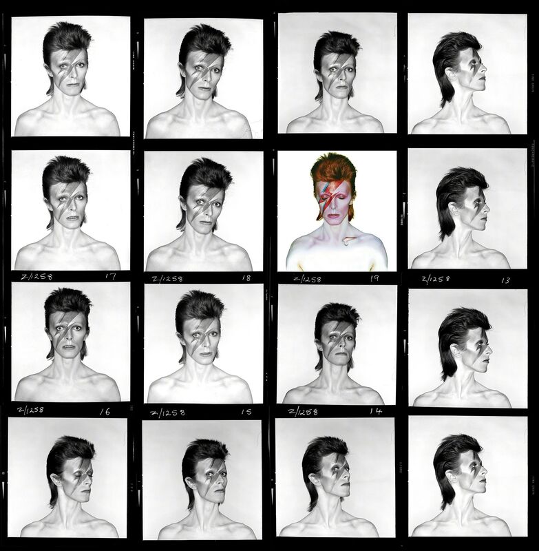 Brian Duffy, ‘David Bowie. Aladdin Sane (Contact Sheet)’, 1973, Photography, Archival Pigment Print, CAMERA WORK