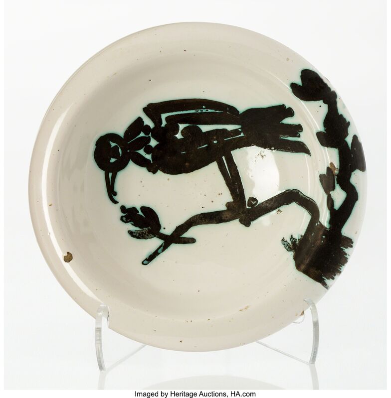 Pablo Picasso, ‘Oiseau sur la branche’, 1952, Design/Decorative Art, Terre de faïence ceramic with hand painting and glazing, Heritage Auctions