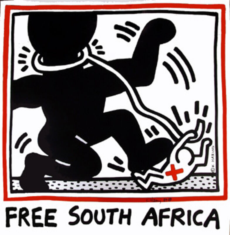 Keith Haring, ‘Free South Africa’, 1989, Posters, Poster, RoGallery