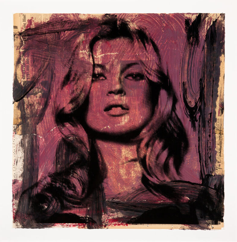 Mr. Brainwash, ‘Kate Moss’, 2010, Painting, Acrylic, screenprint, and collage on paper, Heritage Auctions