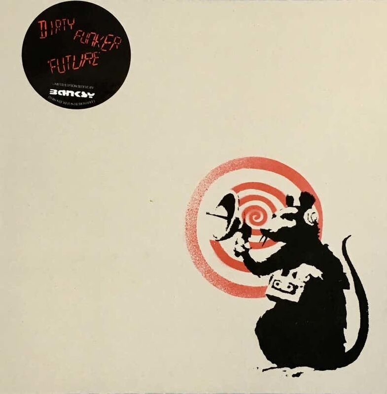 Banksy, ‘Banksy vinyl record art 2008 (Banksy Radar Rat) ’, 2008, Print, Silkscreen on vinyl record jacket, Lot 180