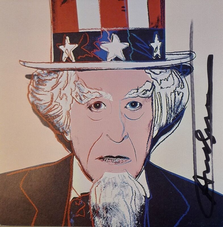 Andy Warhol, ‘Uncle Sam’, 1981, Ephemera or Merchandise, Color offset lithograph on card, Bengtsson Fine Art