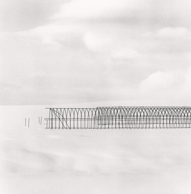 Michael Kenna, ‘Greenhouse Structure, Study 2, Biei, Hokkaido, Japan’, 2004, Photography, Gelatin silver print, G. Gibson Gallery