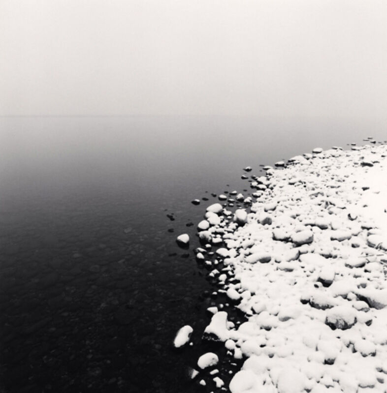 Michael Kenna, ‘Snow on Pebbles, Toya Lake, Hokkaido, Japan’, 2009, Photography, Gelatin Silver Print, Weston Gallery
