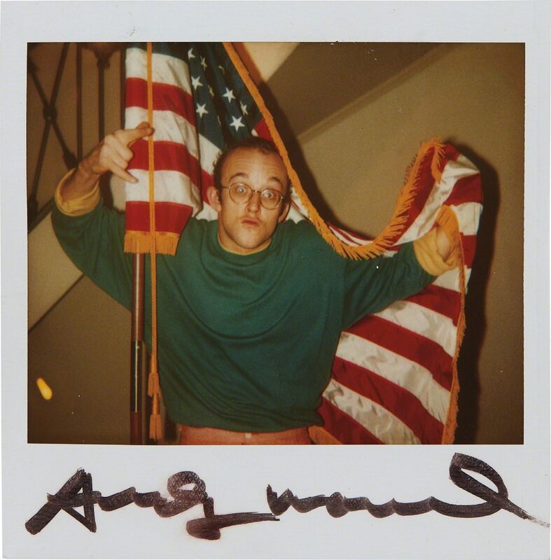 Andy Warhol, ‘Keith Haring’, 1986, Photography, Unique Polaroid photograph, Phillips